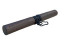 Smoked Oak Wrist Roller with Rope and Carabiner 1.77" (4.5 cm) Diameter
