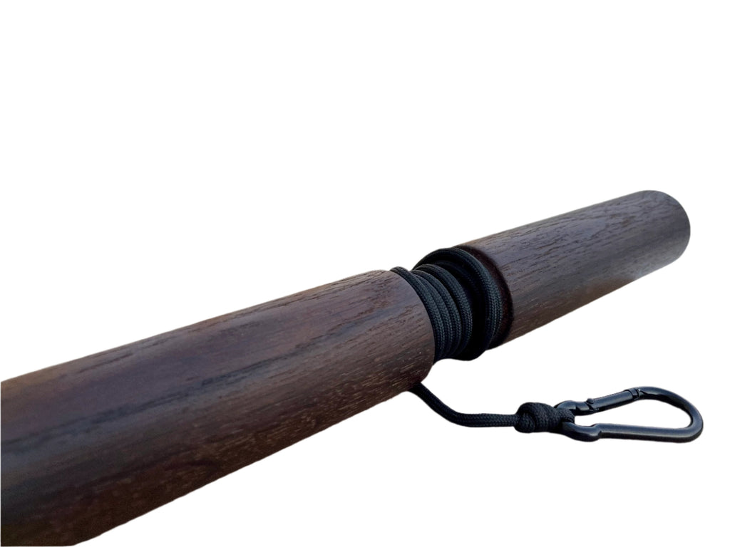 Smoked Oak Wrist Roller with Rope and Carabiner 1.89" (4.8 cm) Diameter (Copy)